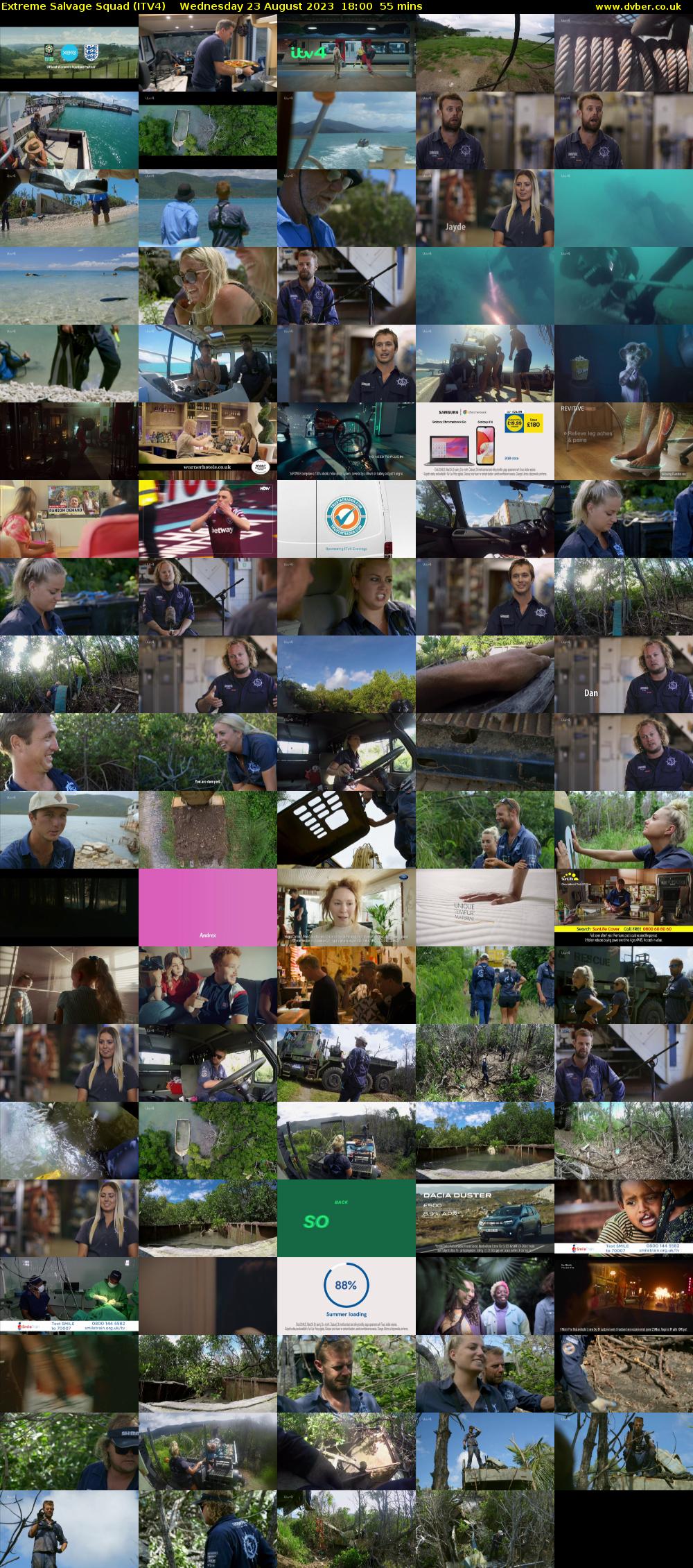 Extreme Salvage Squad (ITV4) Wednesday 23 August 2023 18:00 - 18:55