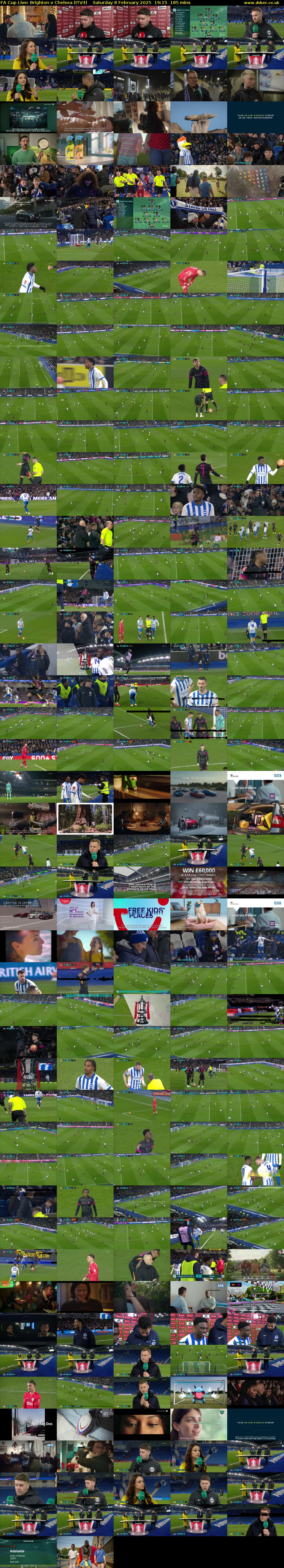FA Cup Live: Brighton v Chelsea (ITV4) Saturday 8 February 2025 19:15 - 22:20