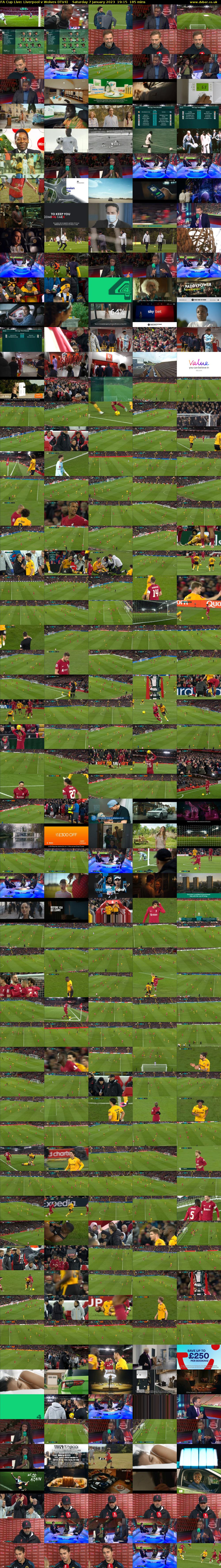 FA Cup Live: Liverpool v Wolves (ITV4) Saturday 7 January 2023 19:15 - 22:20
