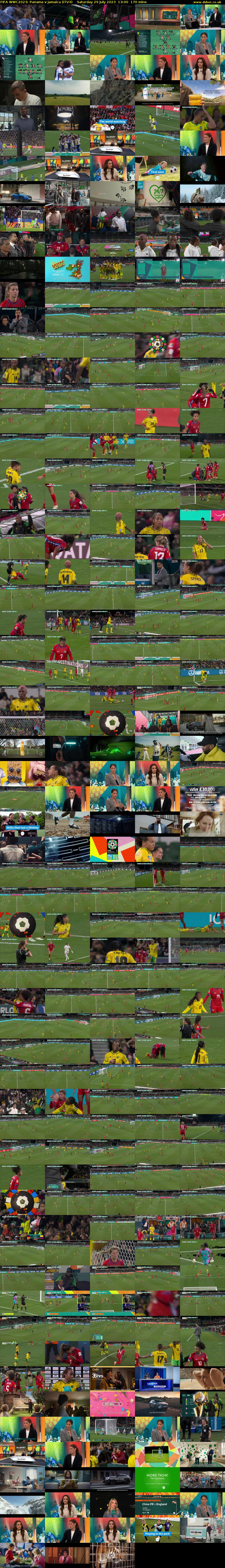 FIFA WWC2023: Panama v Jamaica (ITV4) Saturday 29 July 2023 13:00 - 15:50