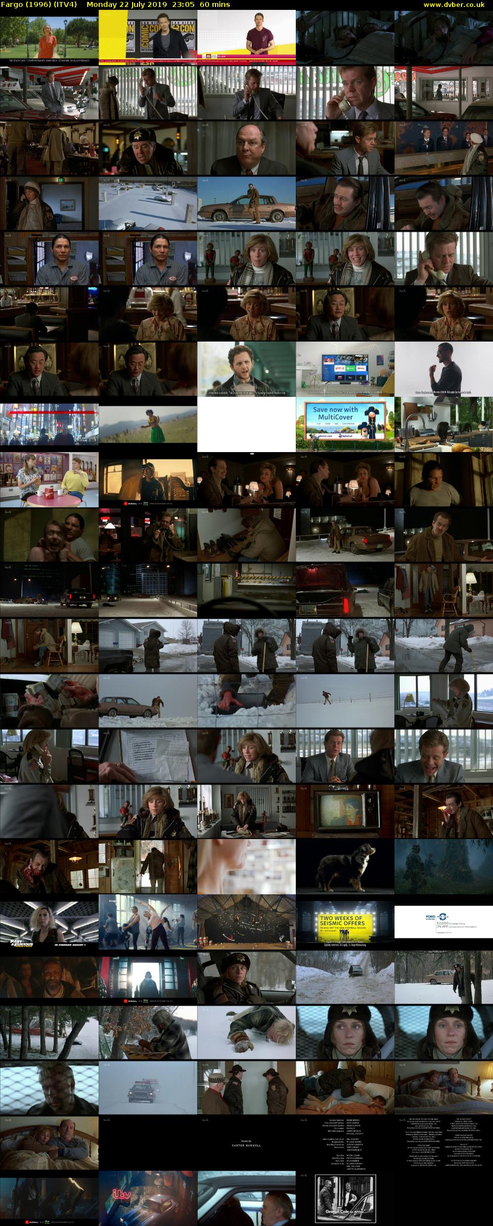 Fargo (1996) (ITV4) Monday 22 July 2019 23:05 - 00:05