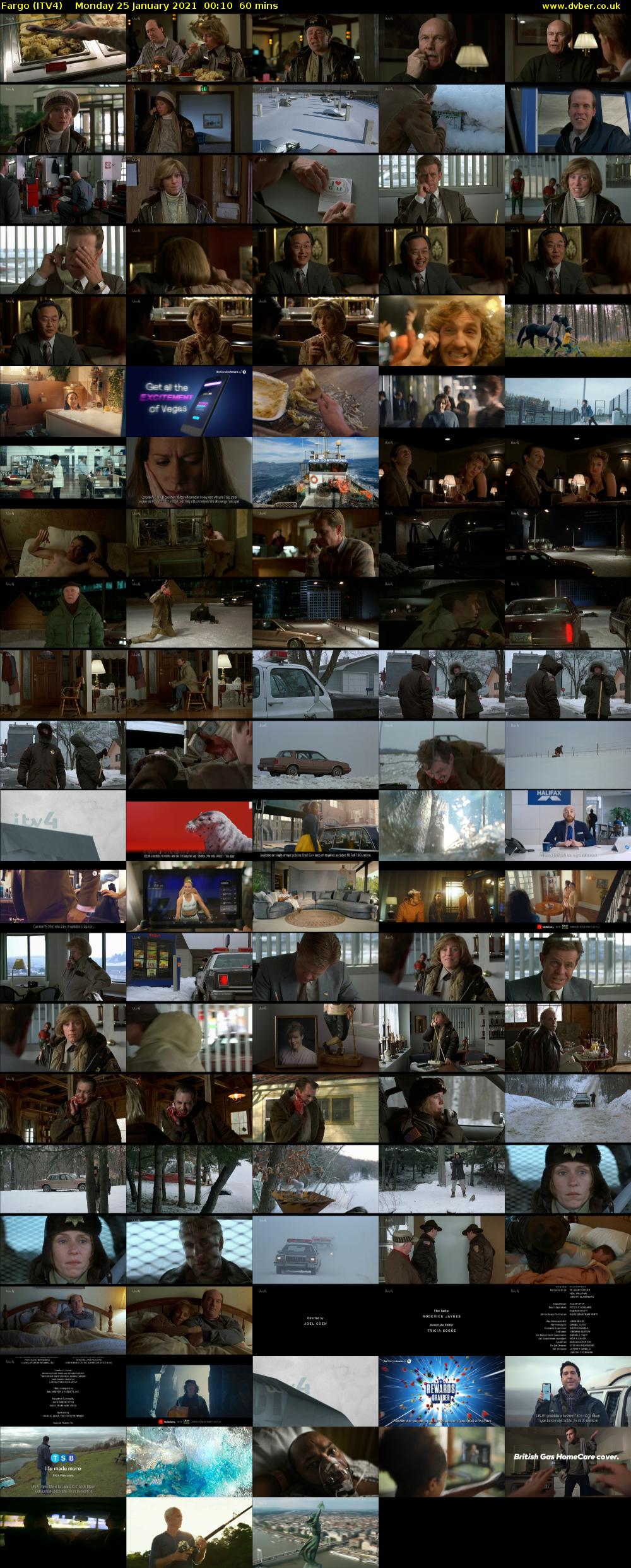 Fargo (ITV4) Monday 25 January 2021 00:10 - 01:10