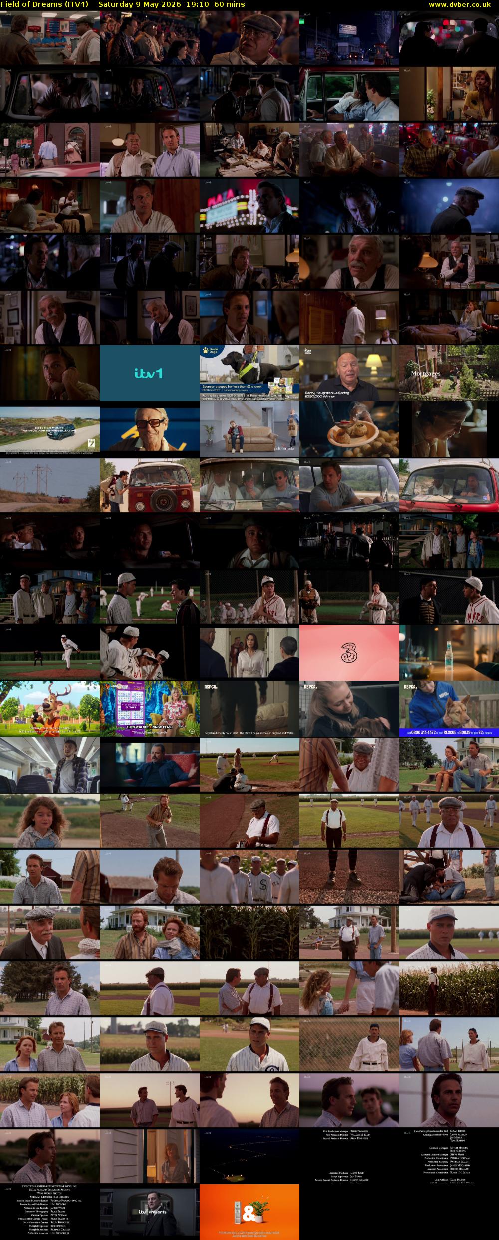 Field of Dreams (ITV4) Saturday 9 May 2026 19:10 - 20:10