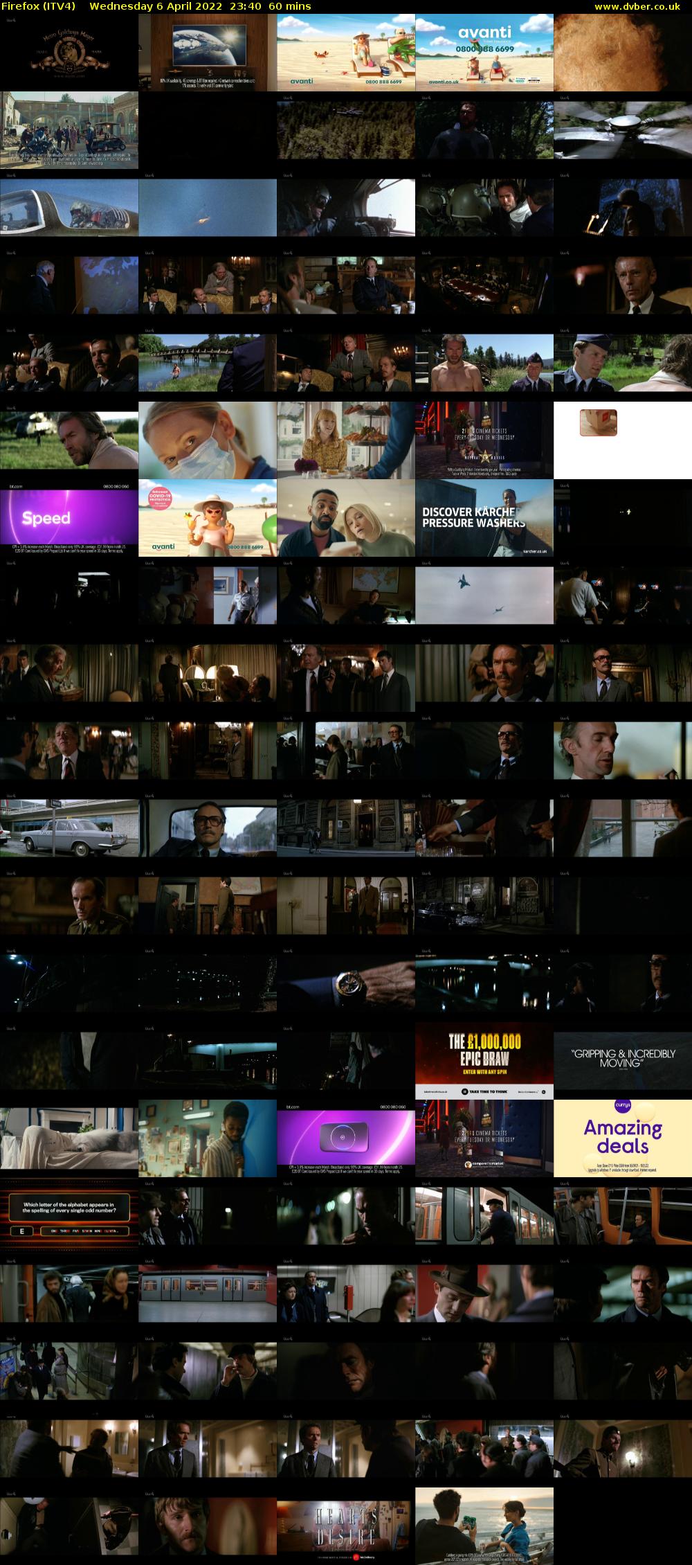 Firefox (ITV4) Wednesday 6 April 2022 23:40 - 00:40