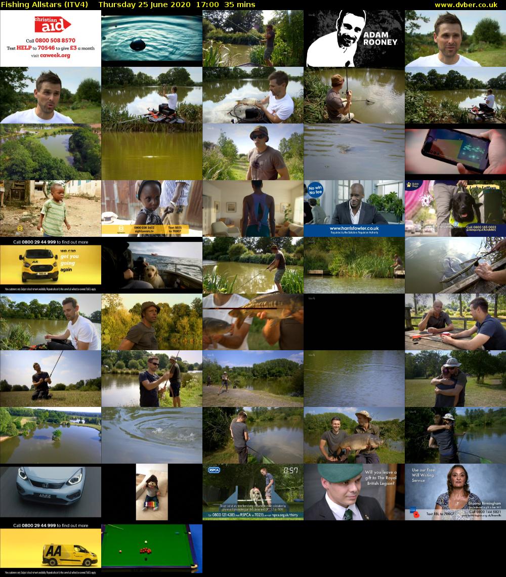 Fishing Allstars (ITV4) Thursday 25 June 2020 17:00 - 17:35
