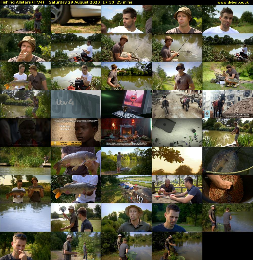 Fishing Allstars (ITV4) Saturday 29 August 2020 17:30 - 17:55