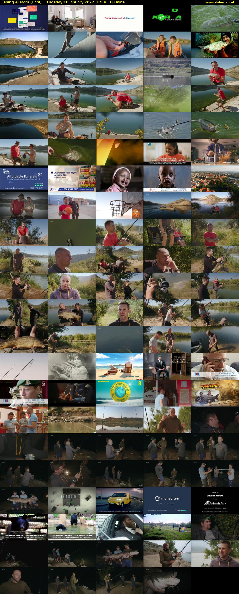 Fishing Allstars (ITV4) Tuesday 18 January 2022 12:30 - 13:30