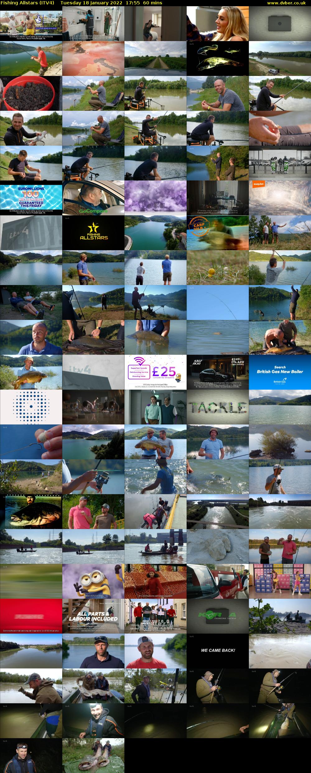 Fishing Allstars (ITV4) Tuesday 18 January 2022 17:55 - 18:55