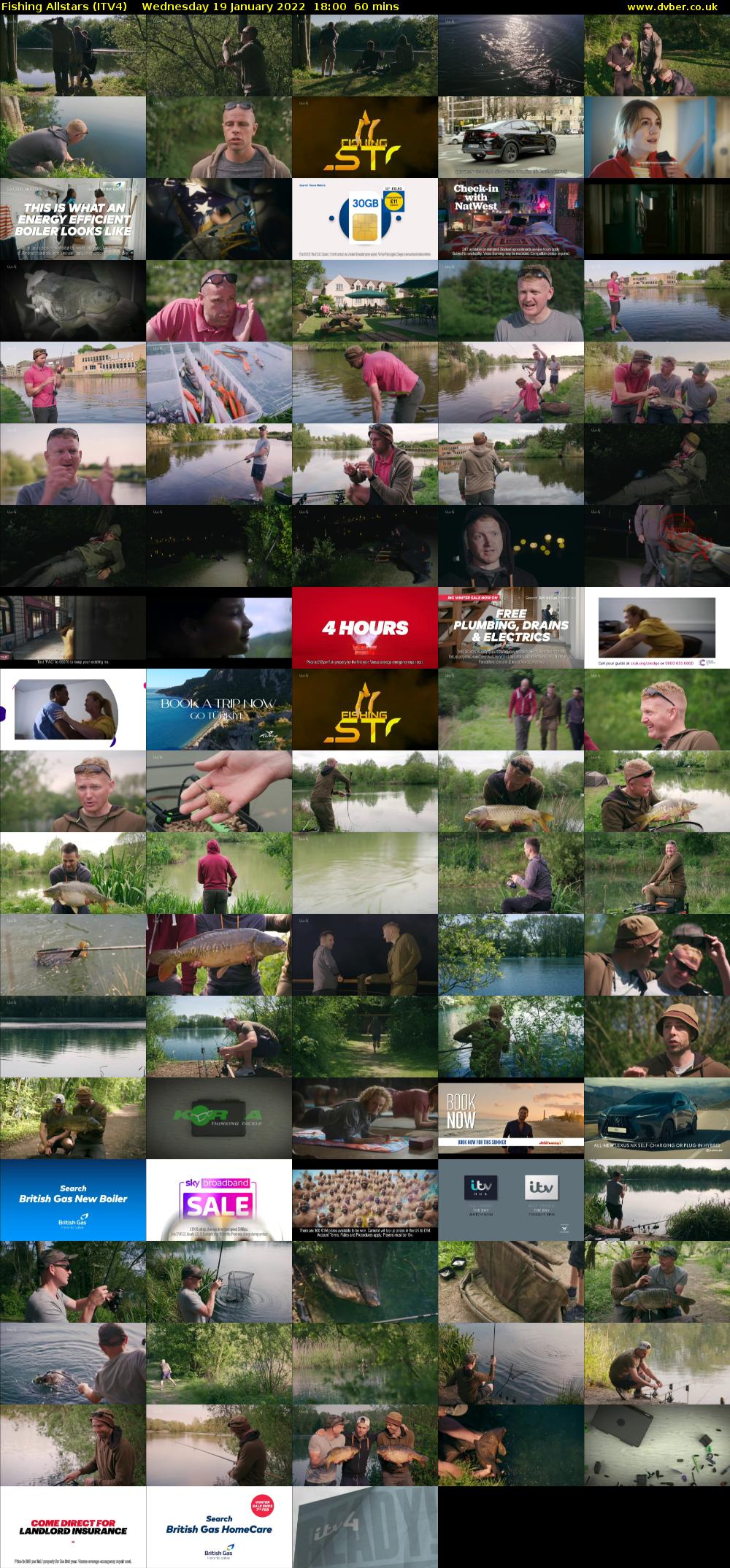 Fishing Allstars (ITV4) Wednesday 19 January 2022 18:00 - 19:00