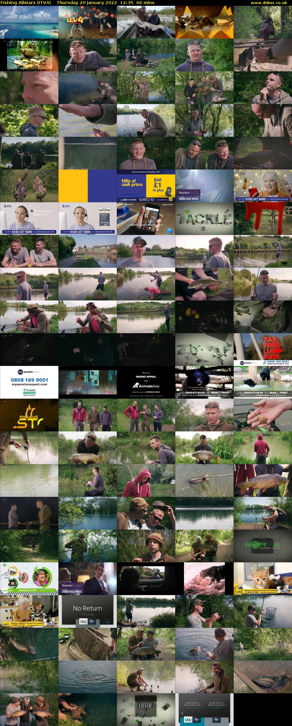 Fishing Allstars (ITV4) Thursday 20 January 2022 12:35 - 13:35