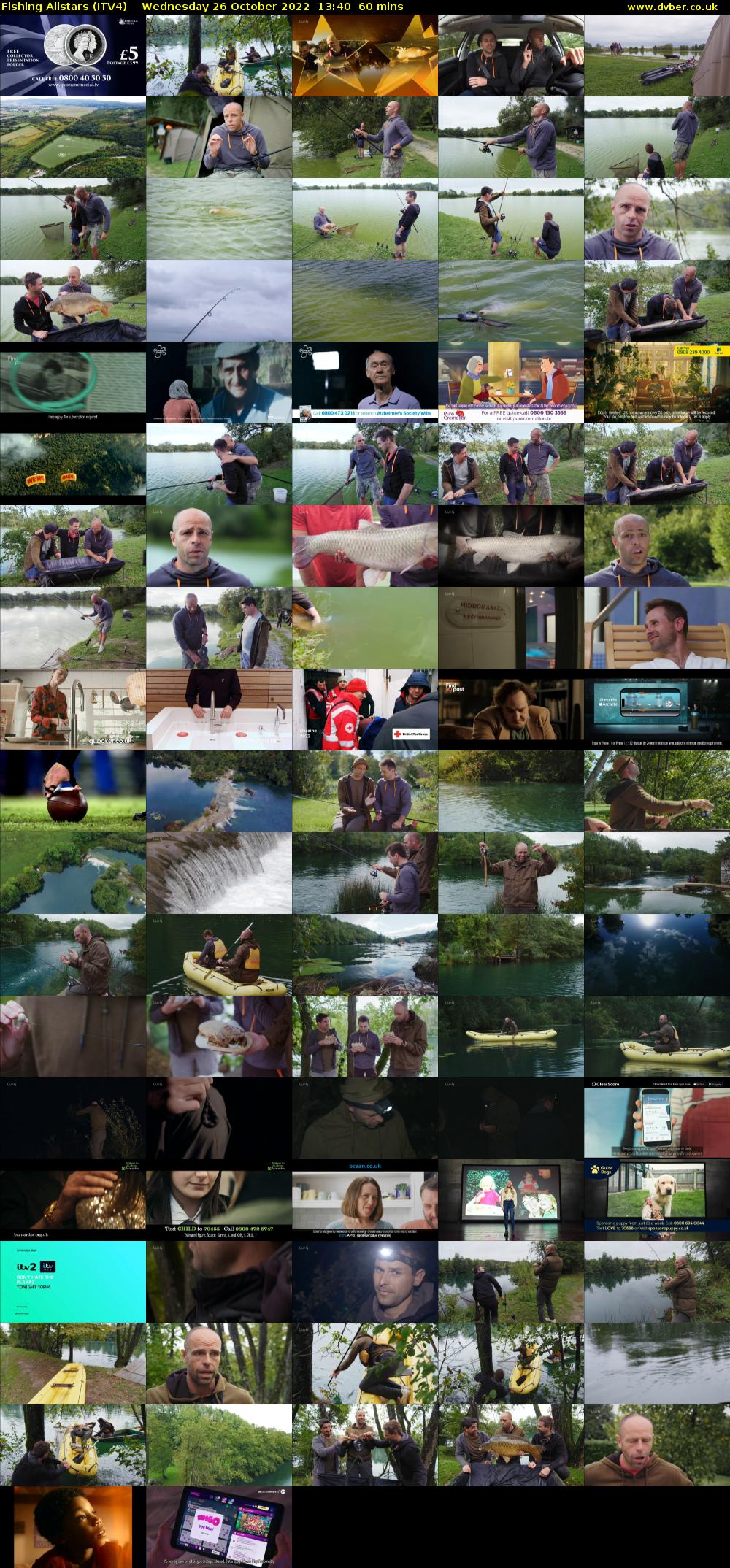 Fishing Allstars (ITV4) Wednesday 26 October 2022 13:40 - 14:40