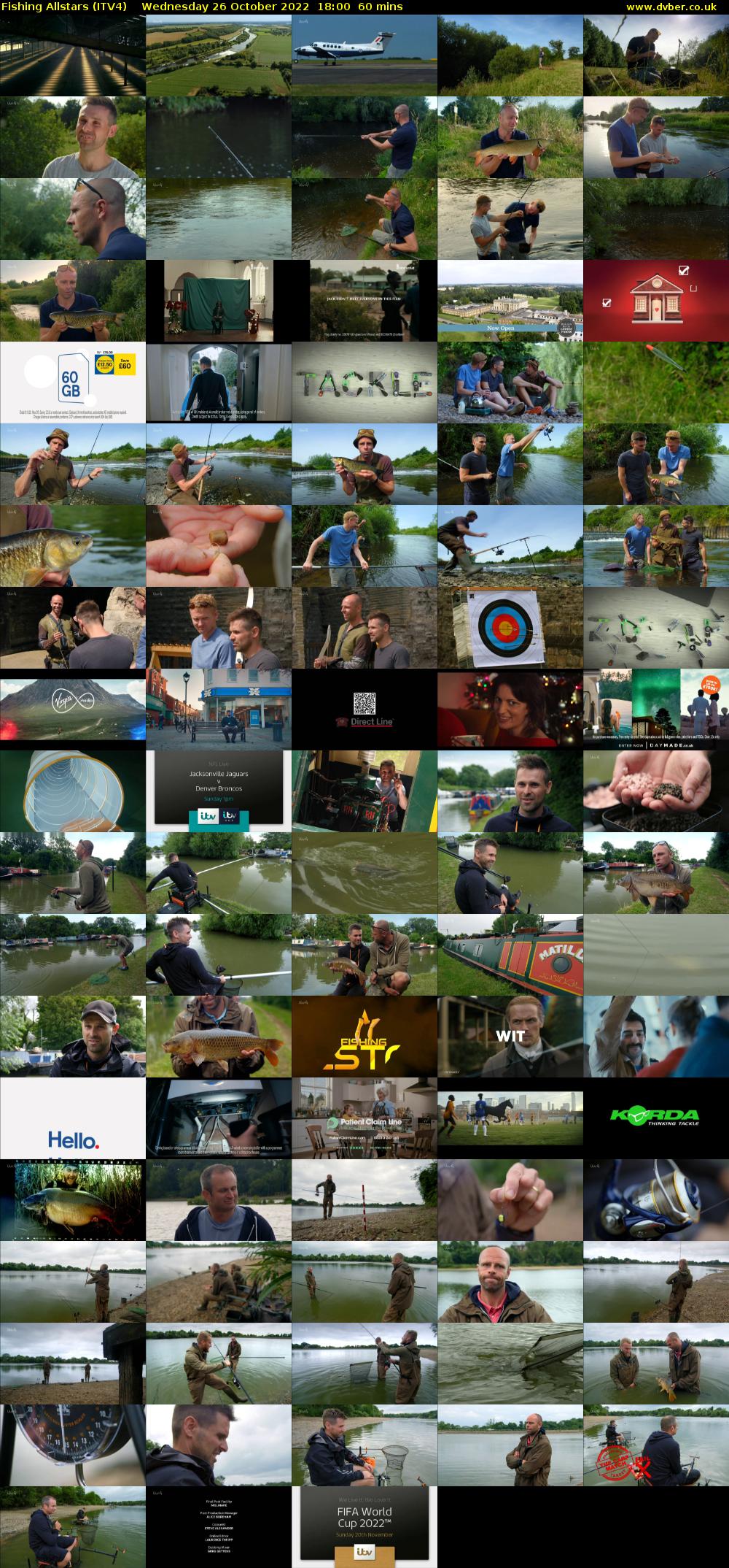 Fishing Allstars (ITV4) Wednesday 26 October 2022 18:00 - 19:00