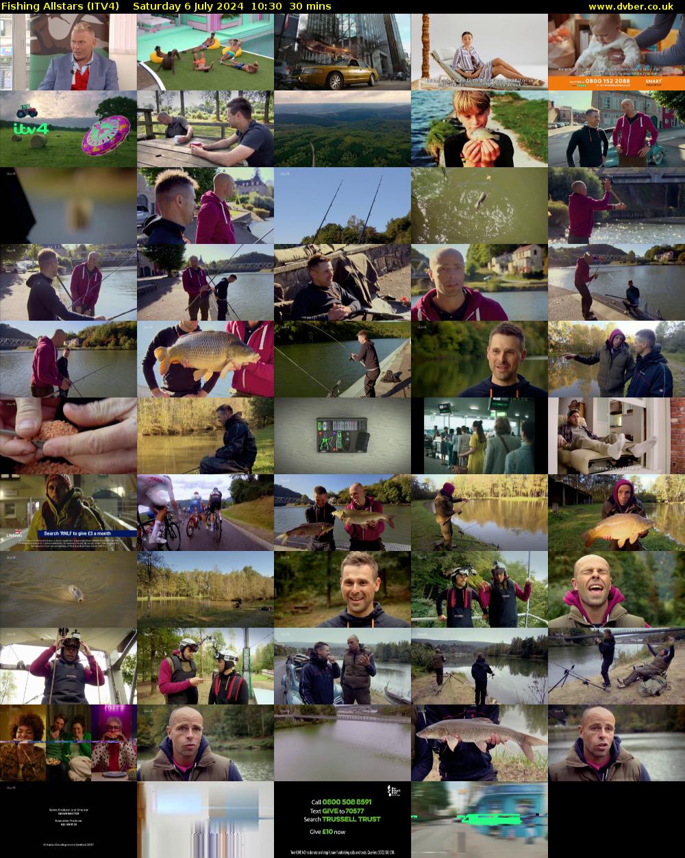 Fishing Allstars (ITV4) Saturday 6 July 2024 10:30 - 11:00