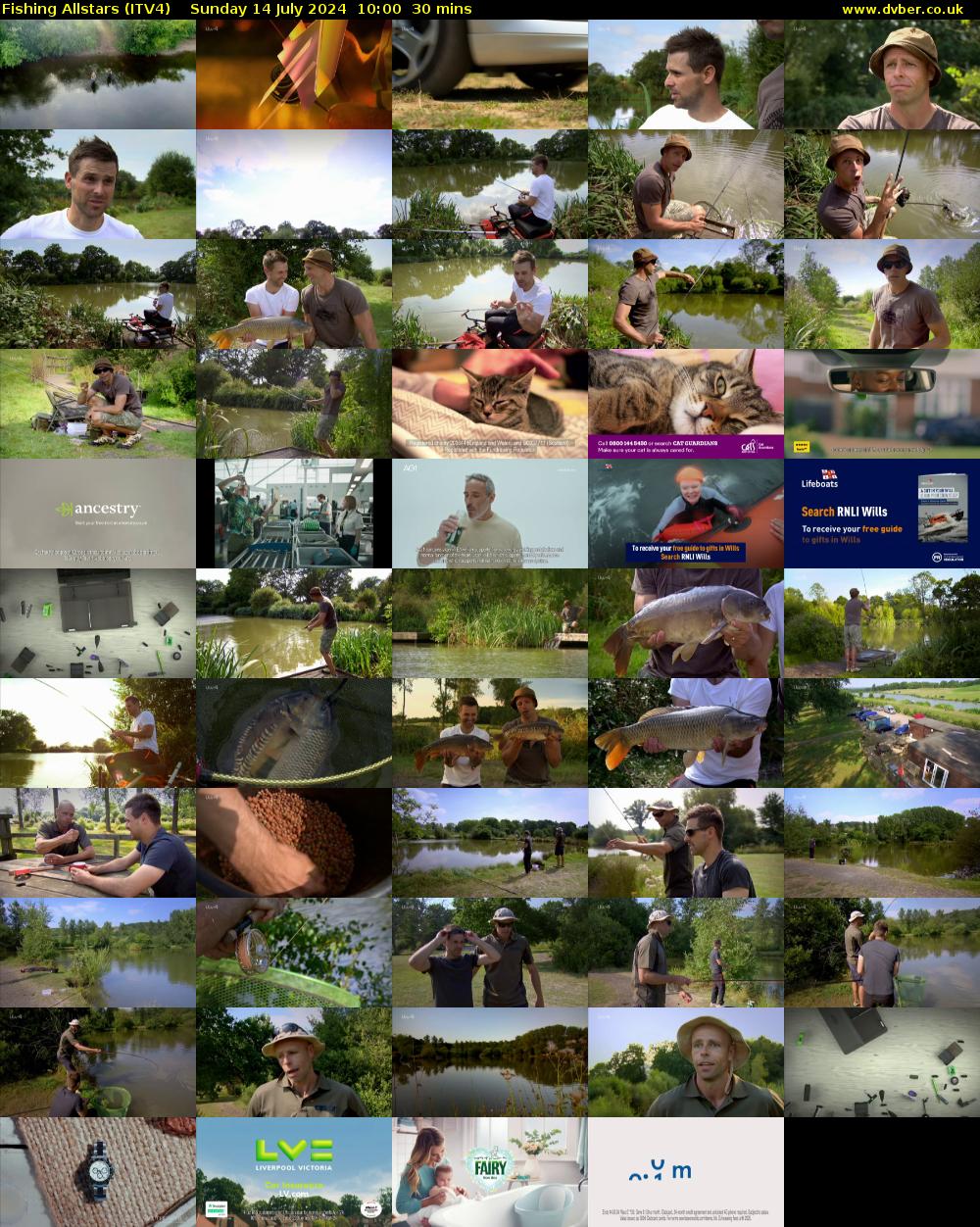 Fishing Allstars (ITV4) Sunday 14 July 2024 10:00 - 10:30