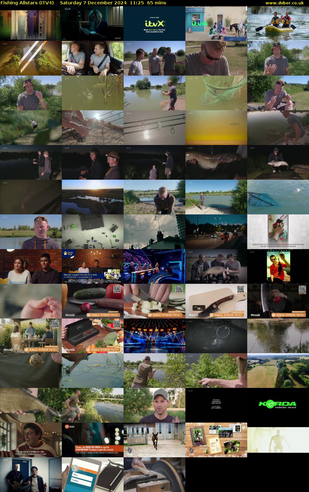 Fishing Allstars (ITV4) Saturday 7 December 2024 11:25 - 12:30