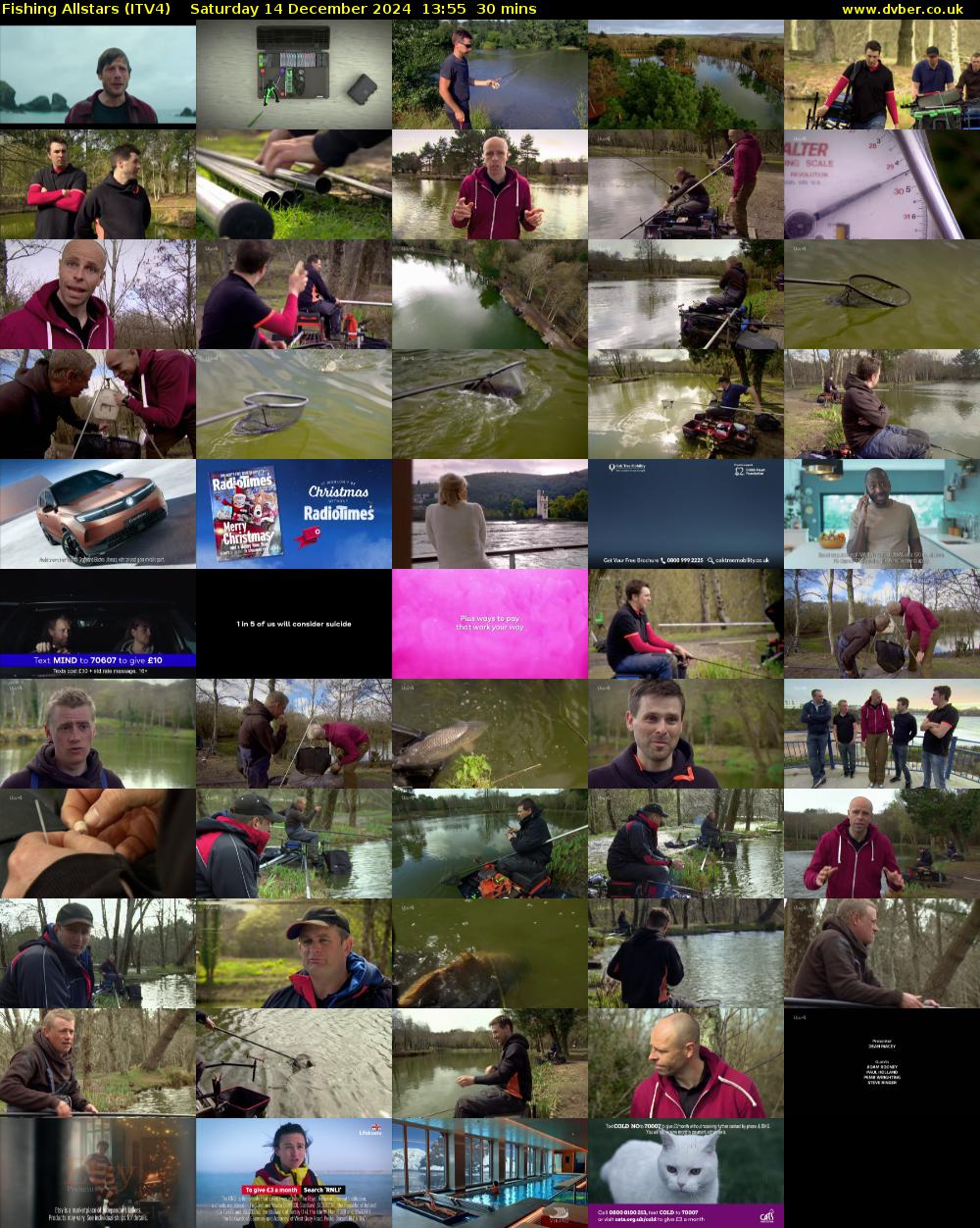 Fishing Allstars (ITV4) Saturday 14 December 2024 13:55 - 14:25