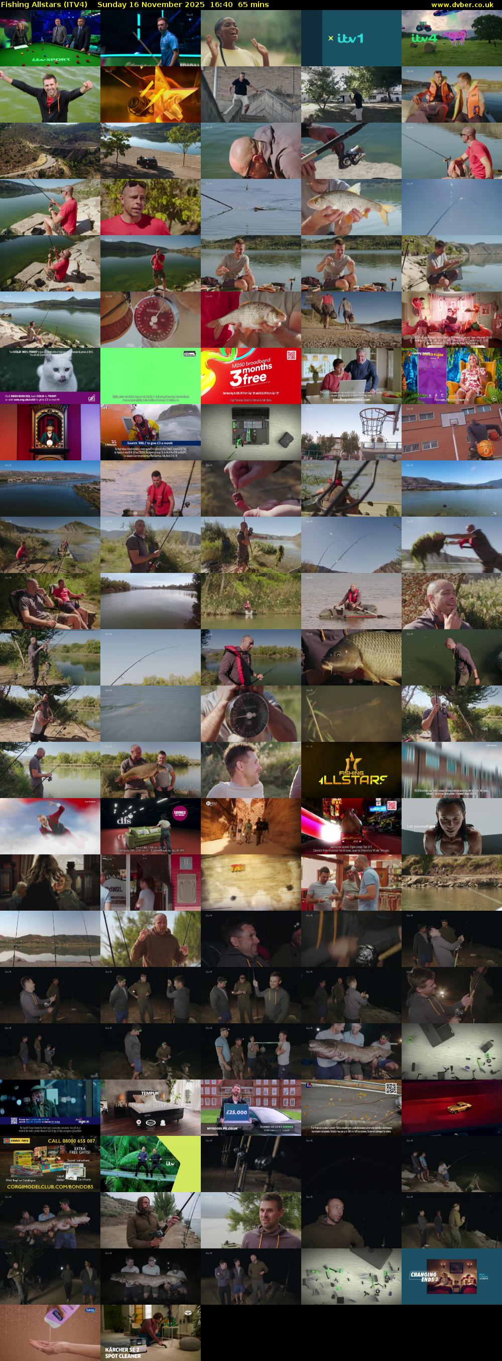 Fishing Allstars (ITV4) Sunday 16 November 2025 16:40 - 17:45