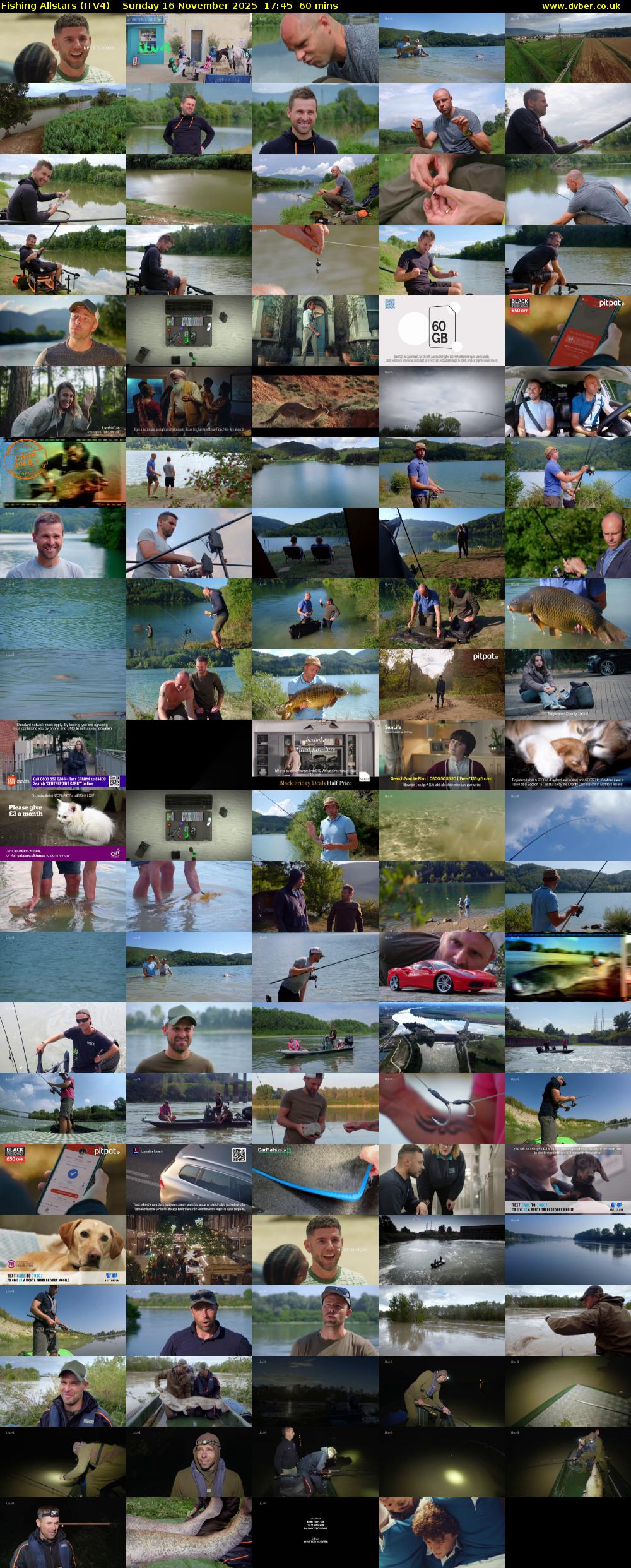 Fishing Allstars (ITV4) Sunday 16 November 2025 17:45 - 18:45