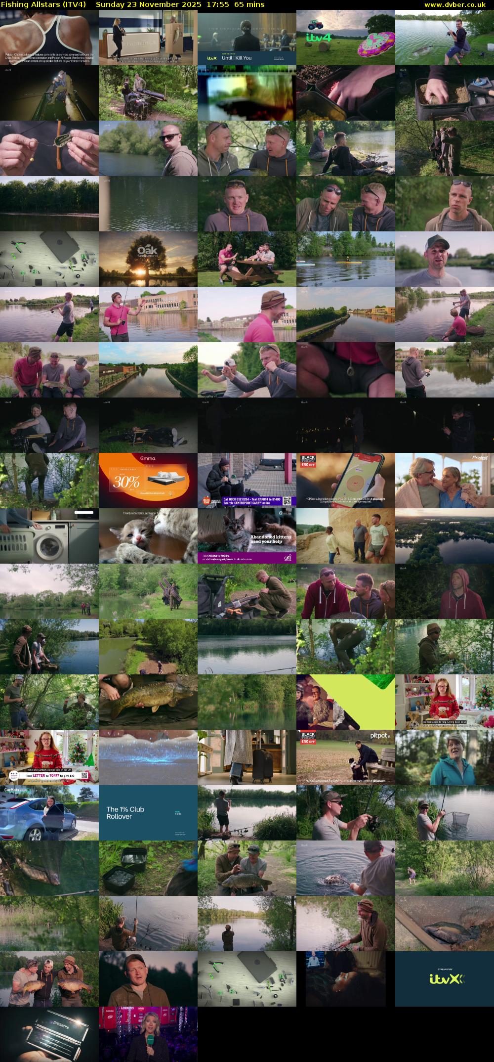 Fishing Allstars (ITV4) Sunday 23 November 2025 17:55 - 19:00