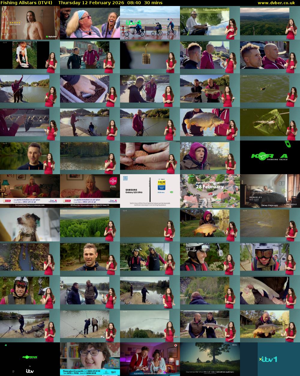 Fishing Allstars (ITV4) Thursday 12 February 2026 08:40 - 09:10