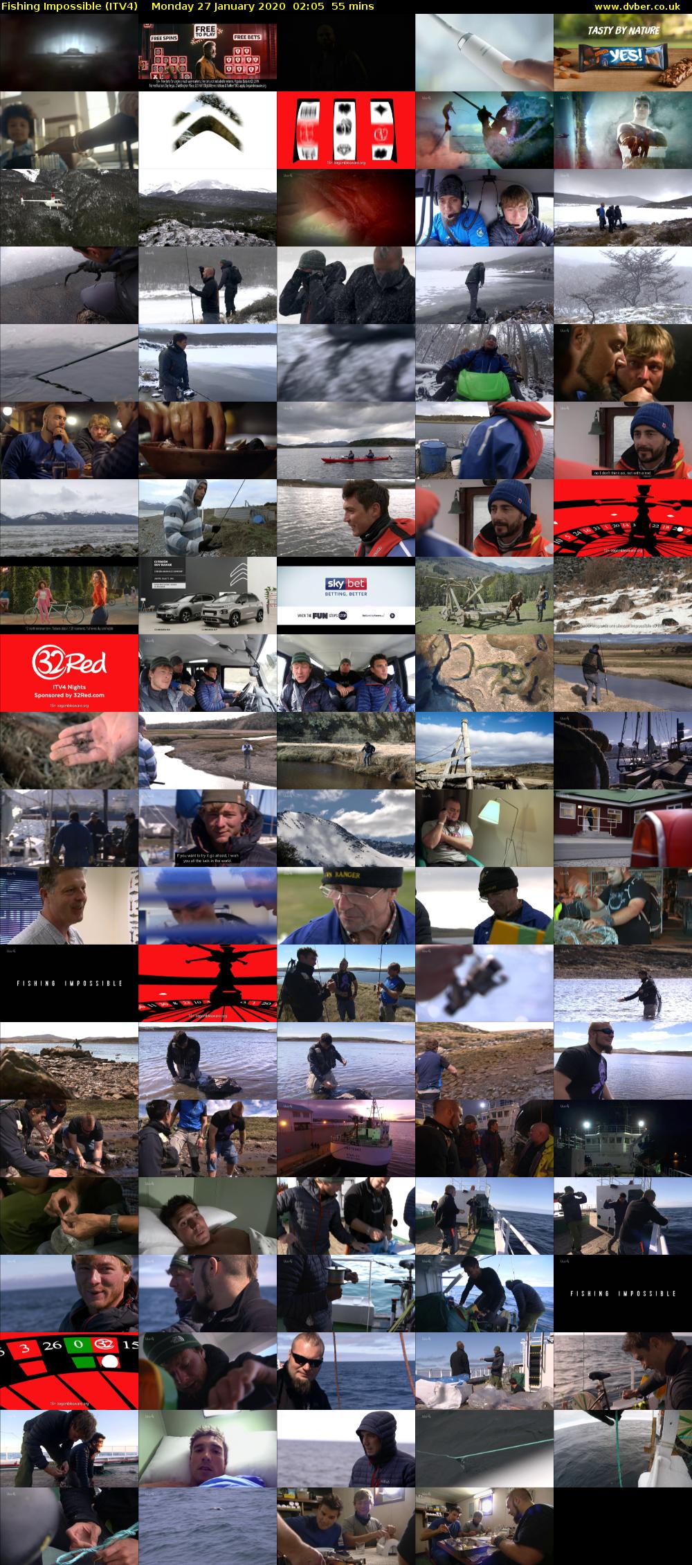 Fishing Impossible (ITV4) Monday 27 January 2020 02:05 - 03:00