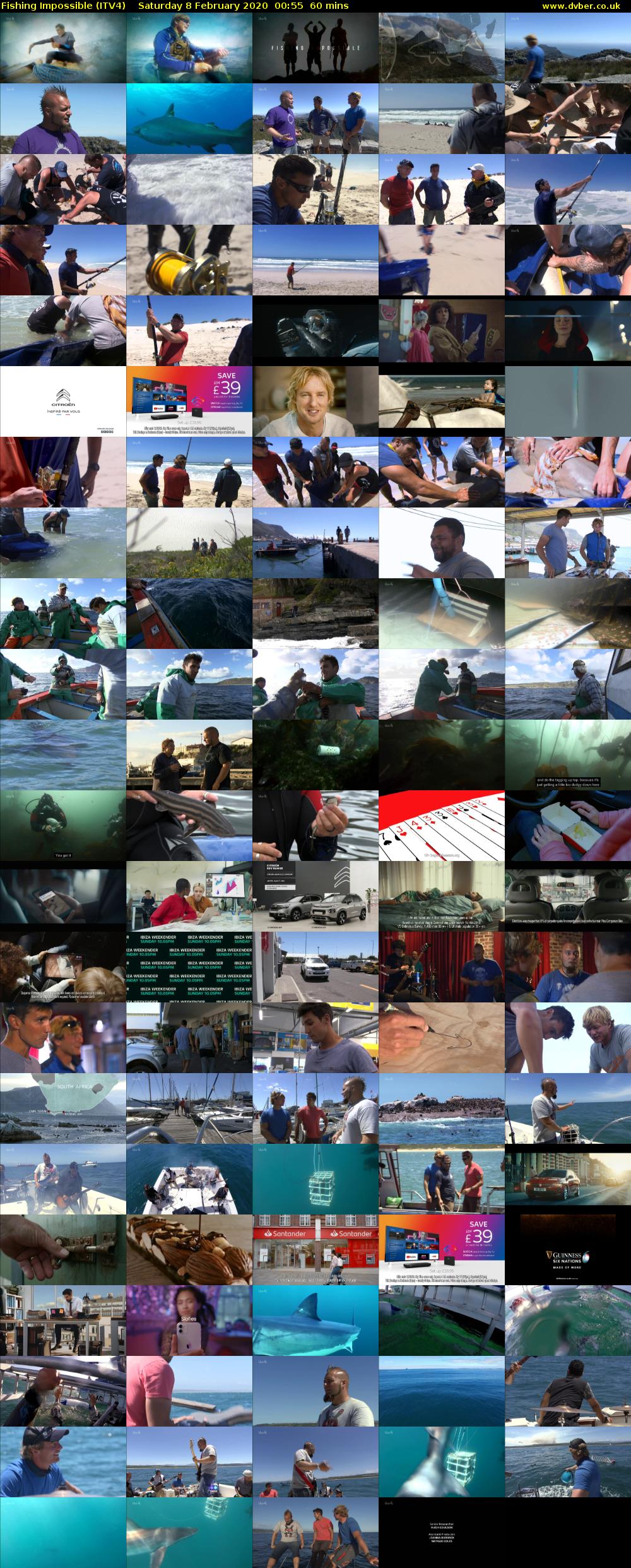 Fishing Impossible (ITV4) Saturday 8 February 2020 00:55 - 01:55
