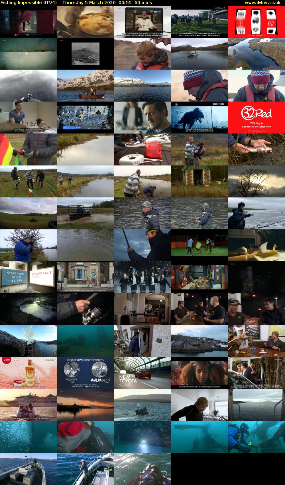 Fishing Impossible (ITV4) Thursday 5 March 2020 00:55 - 01:55