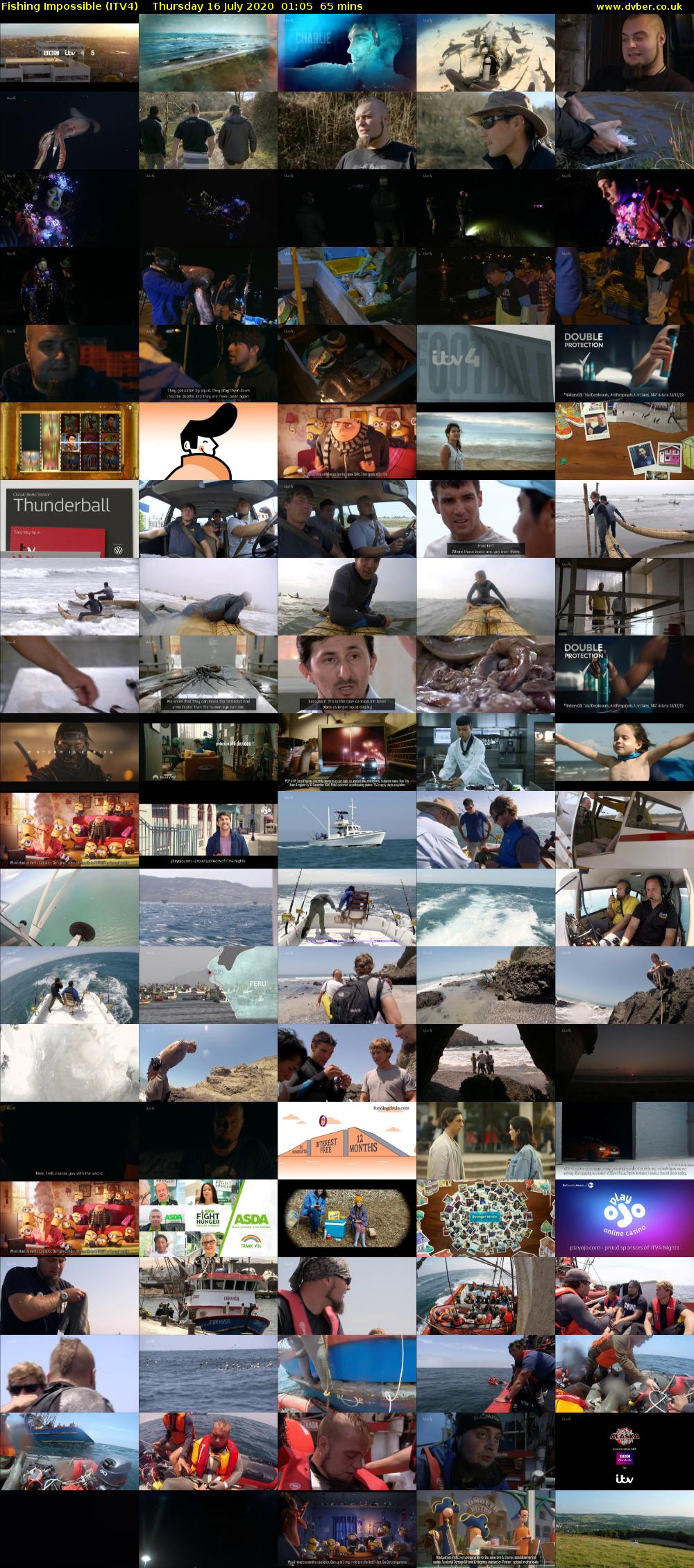 Fishing Impossible (ITV4) Thursday 16 July 2020 01:05 - 02:10