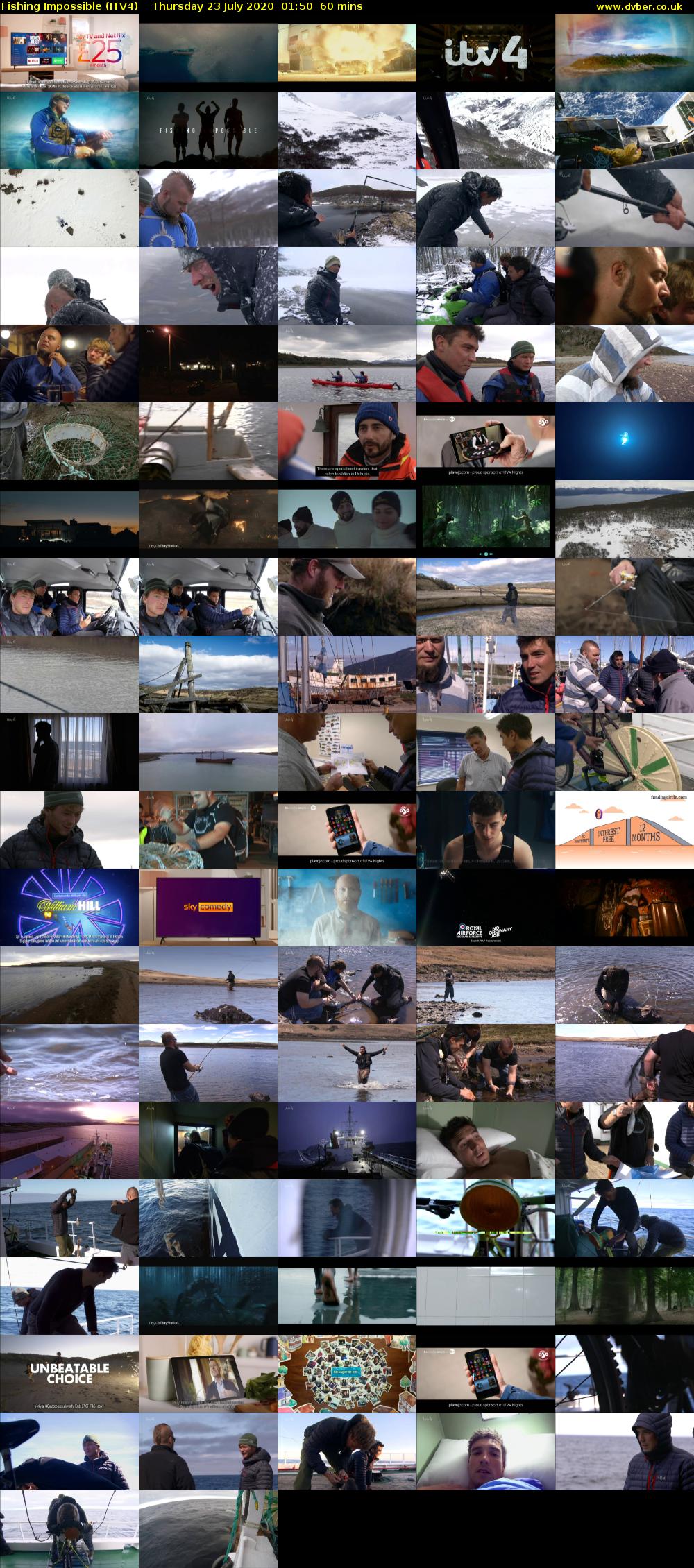 Fishing Impossible (ITV4) Thursday 23 July 2020 01:50 - 02:50