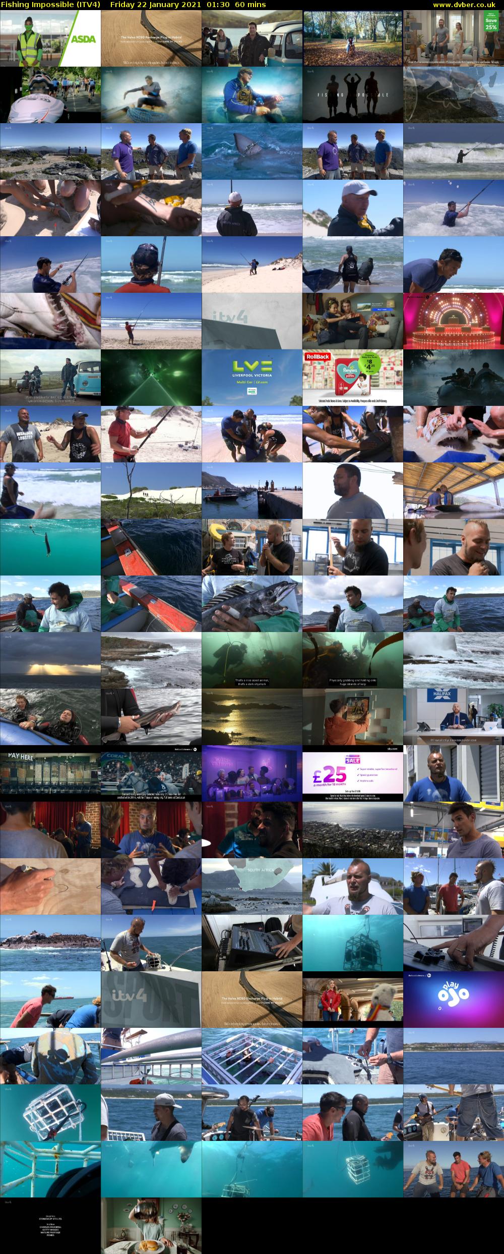 Fishing Impossible (ITV4) Friday 22 January 2021 01:30 - 02:30