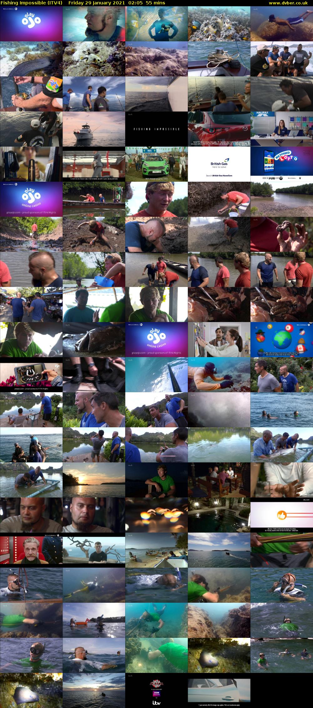 Fishing Impossible (ITV4) Friday 29 January 2021 02:05 - 03:00