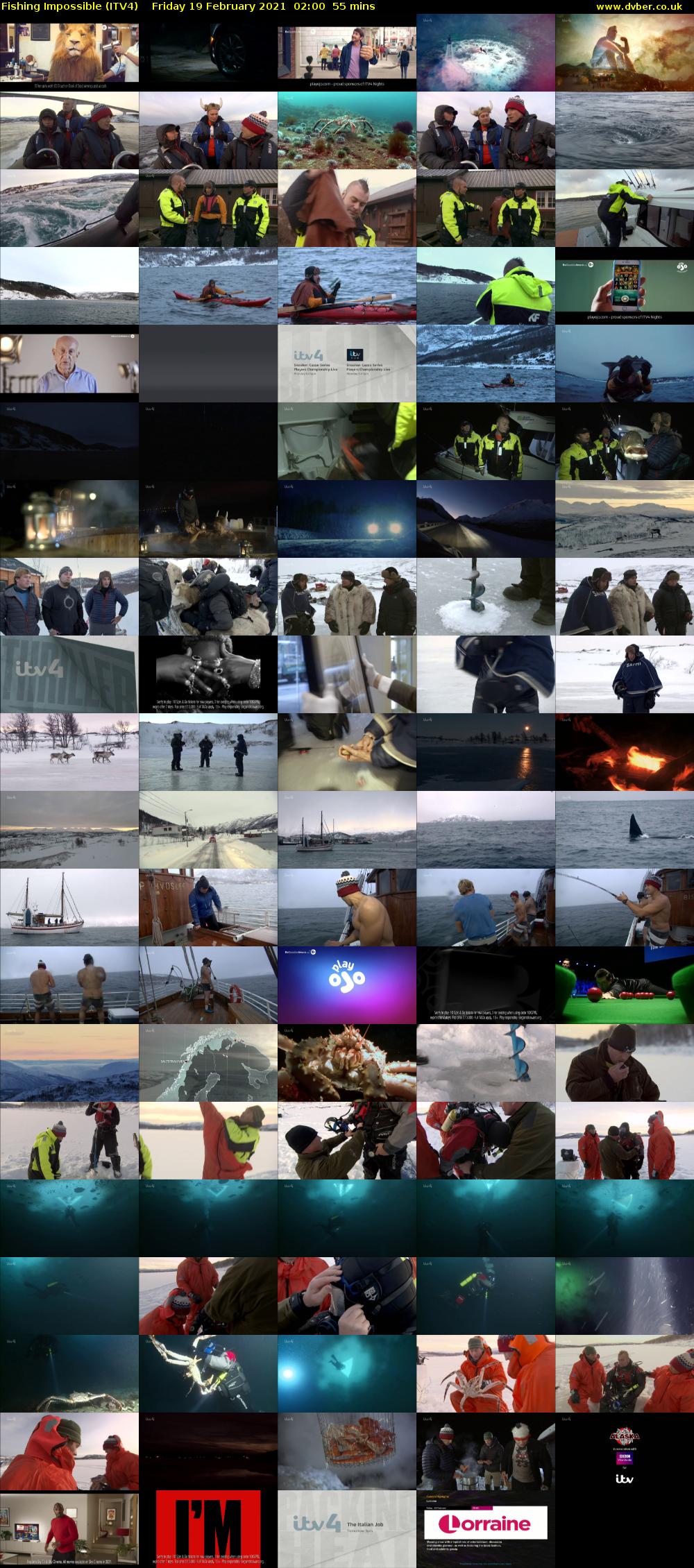Fishing Impossible (ITV4) Friday 19 February 2021 02:00 - 02:55