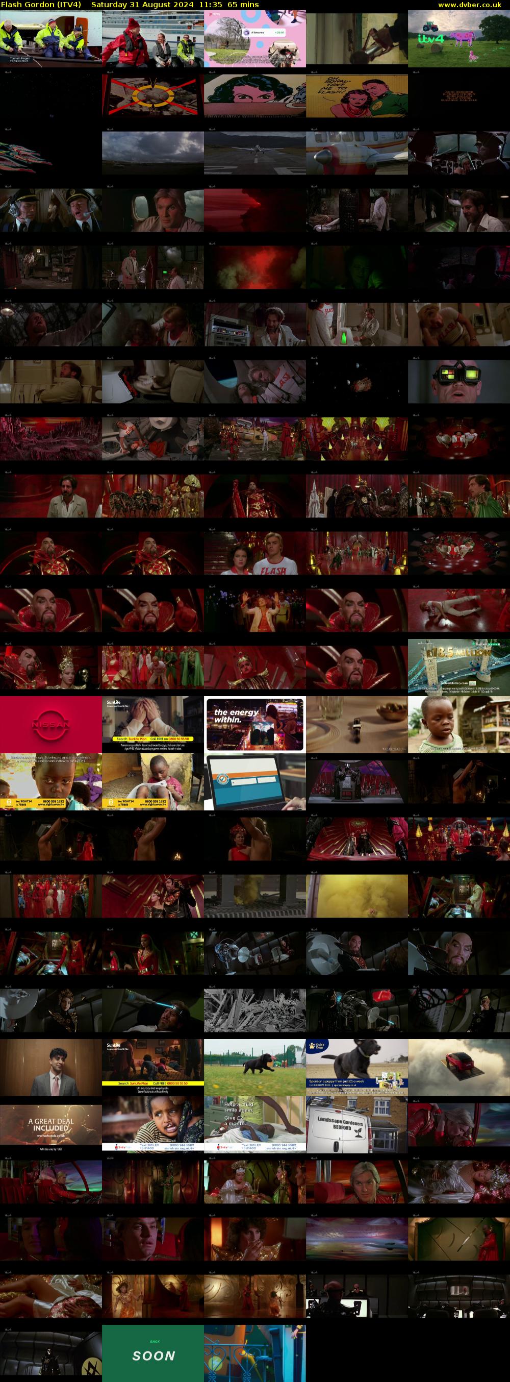 Flash Gordon (ITV4) Saturday 31 August 2024 11:35 - 12:40