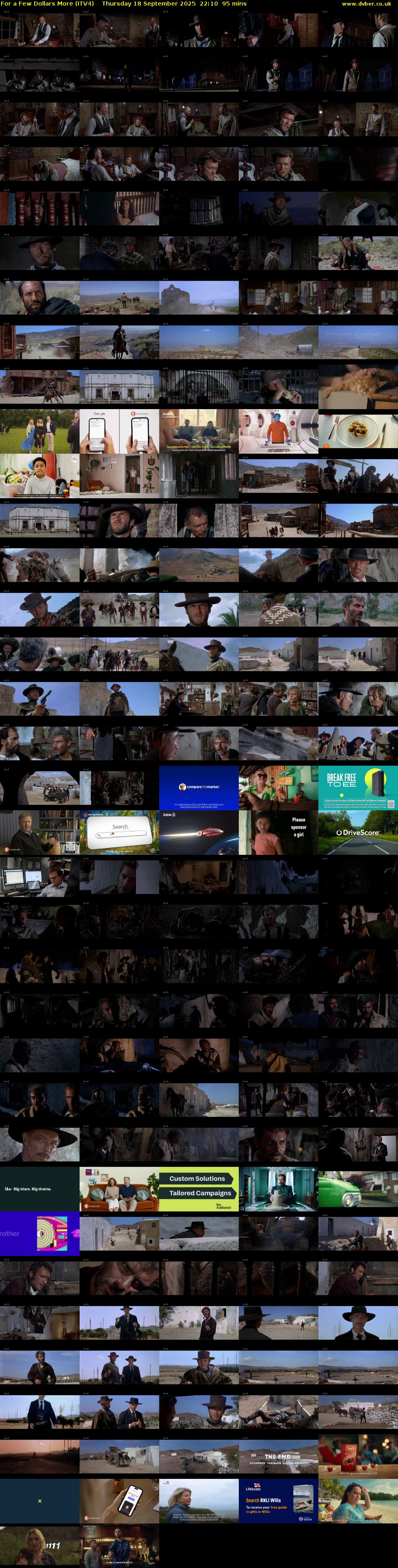 For a Few Dollars More (ITV4) Thursday 18 September 2025 22:10 - 23:45