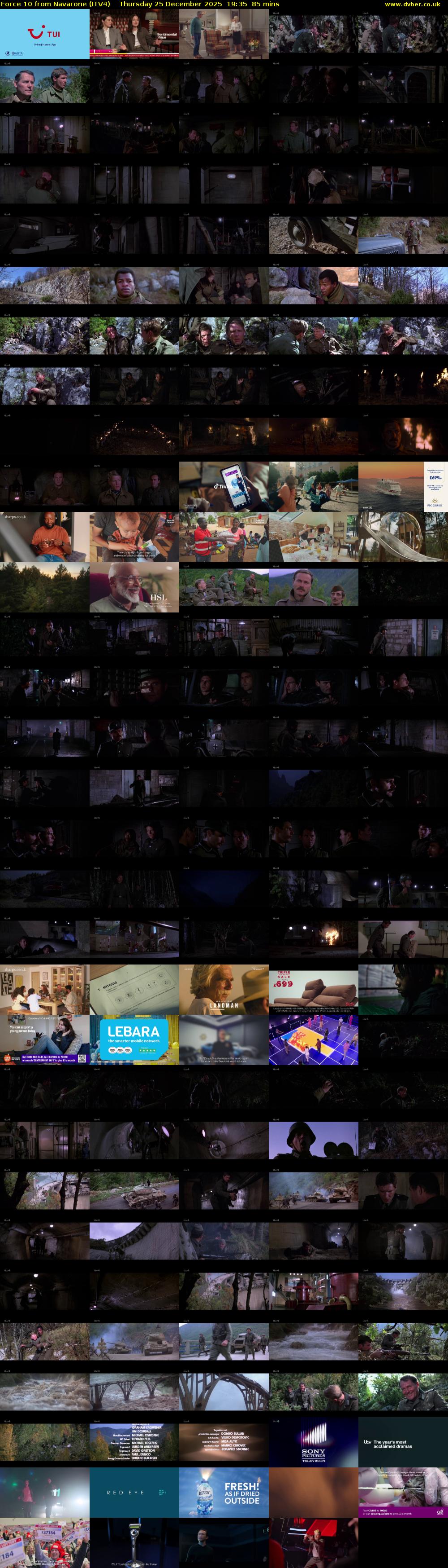 Force 10 from Navarone (ITV4) Thursday 25 December 2025 19:35 - 21:00