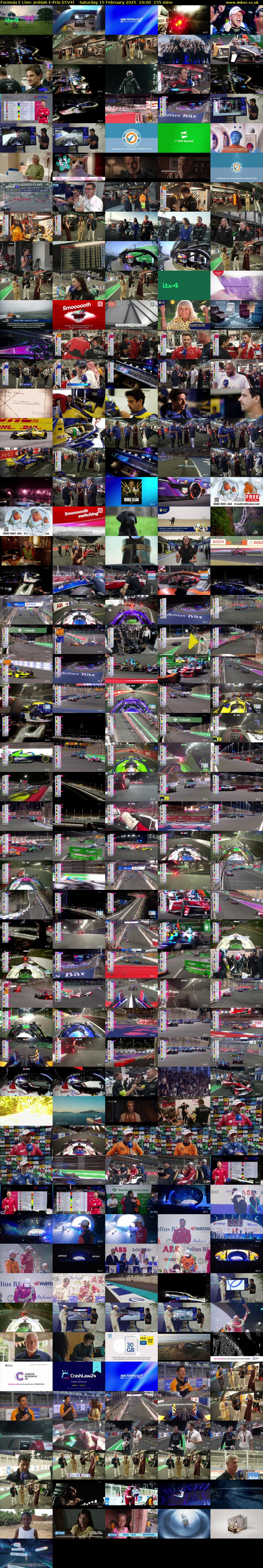 Formula E Live: Jeddah E-Prix (ITV4) Saturday 15 February 2025 16:00 - 18:35