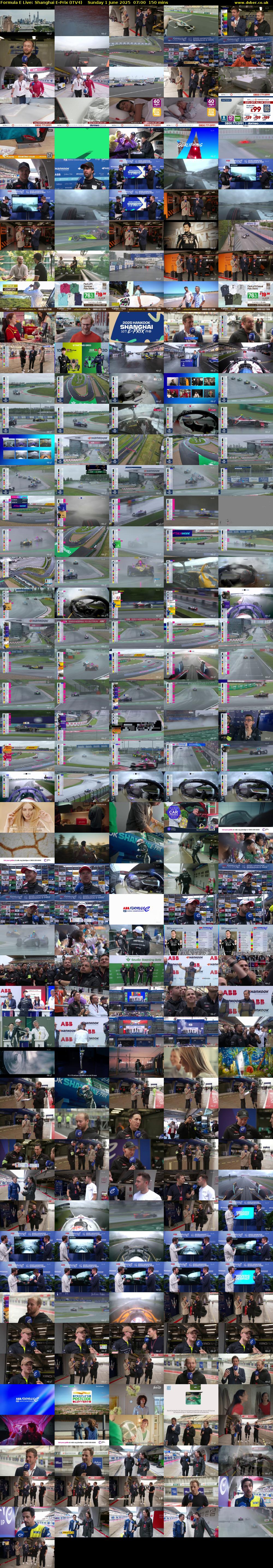 Formula E Live: Shanghai E-Prix (ITV4) Sunday 1 June 2025 07:00 - 09:30