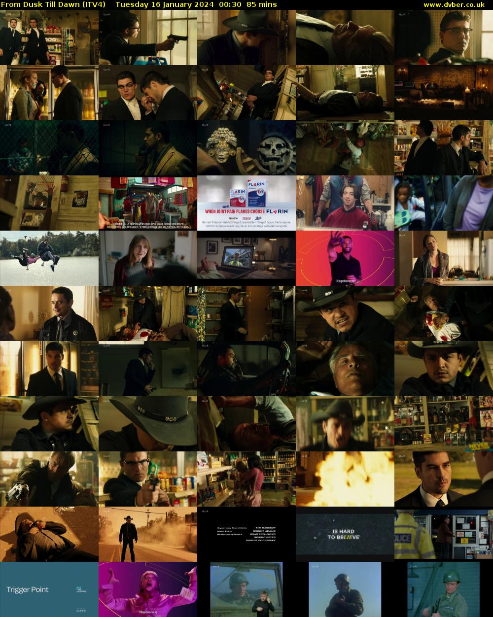 From Dusk Till Dawn (ITV4) Tuesday 16 January 2024 00:30 - 01:55