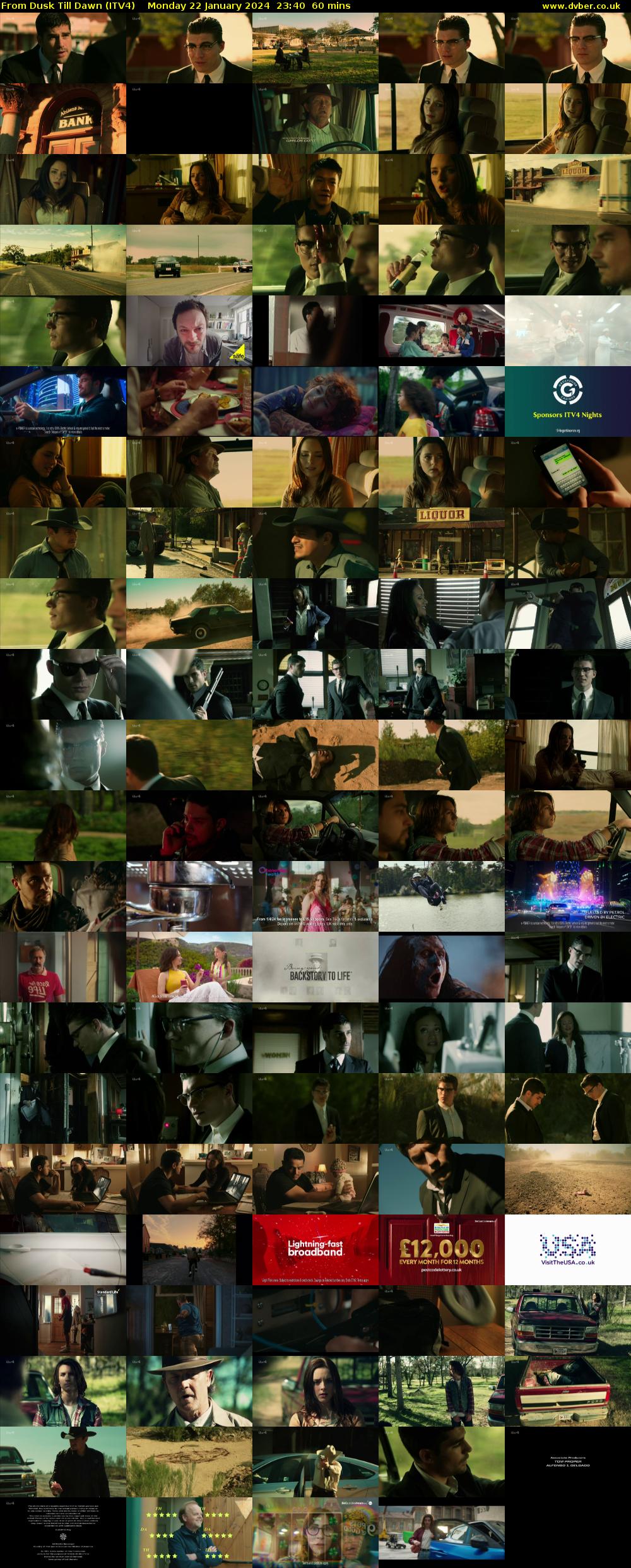 From Dusk Till Dawn (ITV4) Monday 22 January 2024 23:40 - 00:40