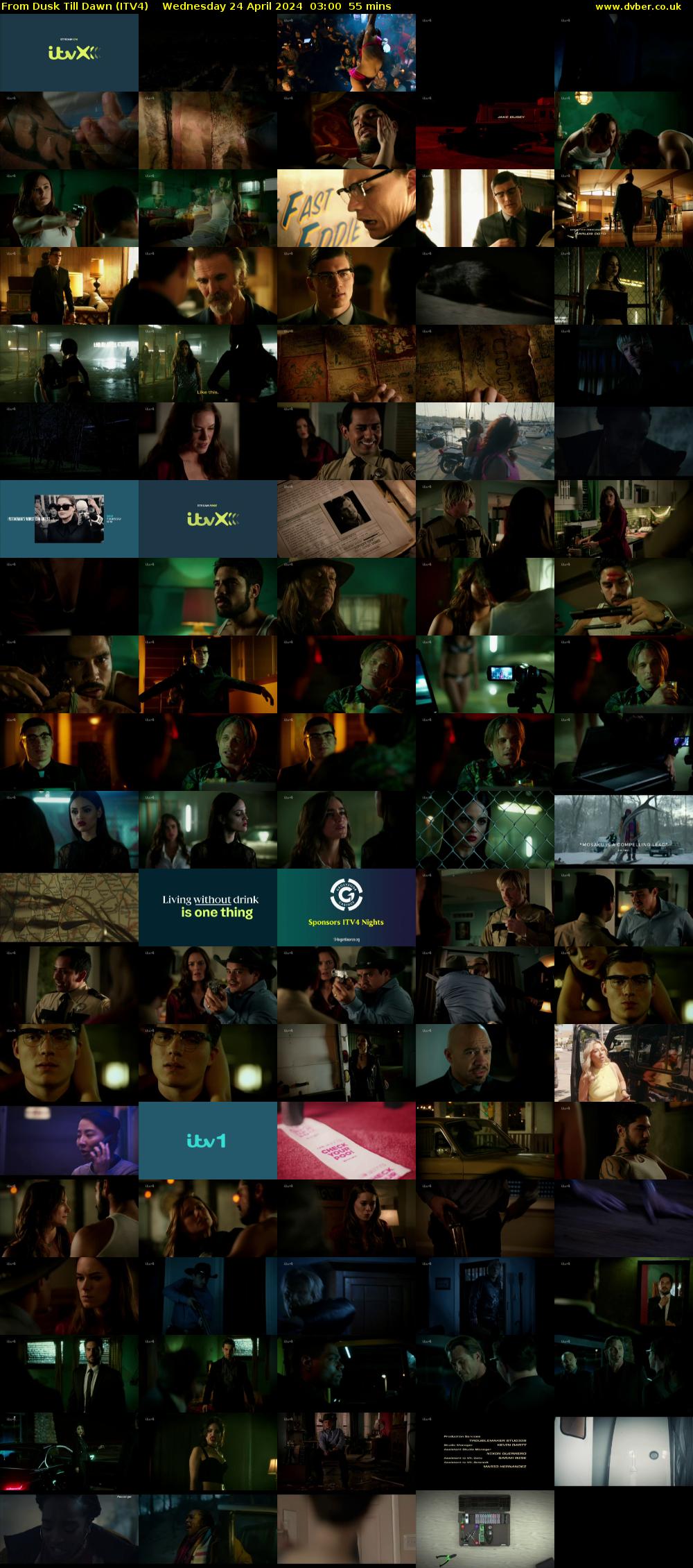 From Dusk Till Dawn (ITV4) Wednesday 24 April 2024 03:00 - 03:55