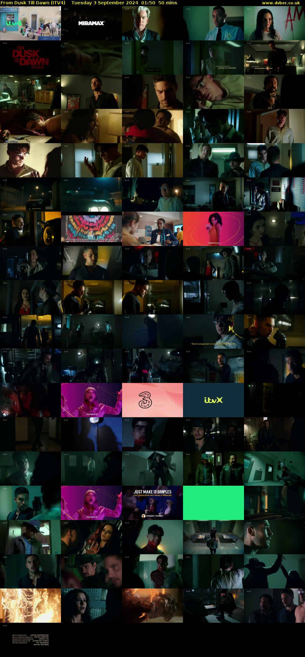 From Dusk Till Dawn (ITV4) Tuesday 3 September 2024 01:50 - 02:40