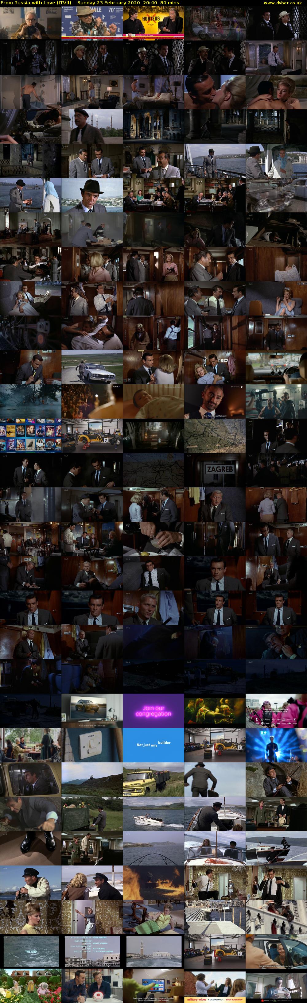 From Russia with Love (ITV4) Sunday 23 February 2020 20:40 - 22:00