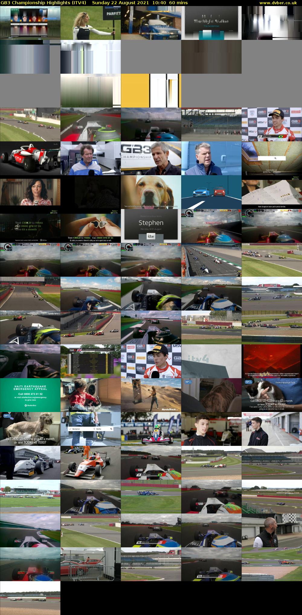 GB3 Championship Highlights (ITV4) Sunday 22 August 2021 10:40 - 11:40