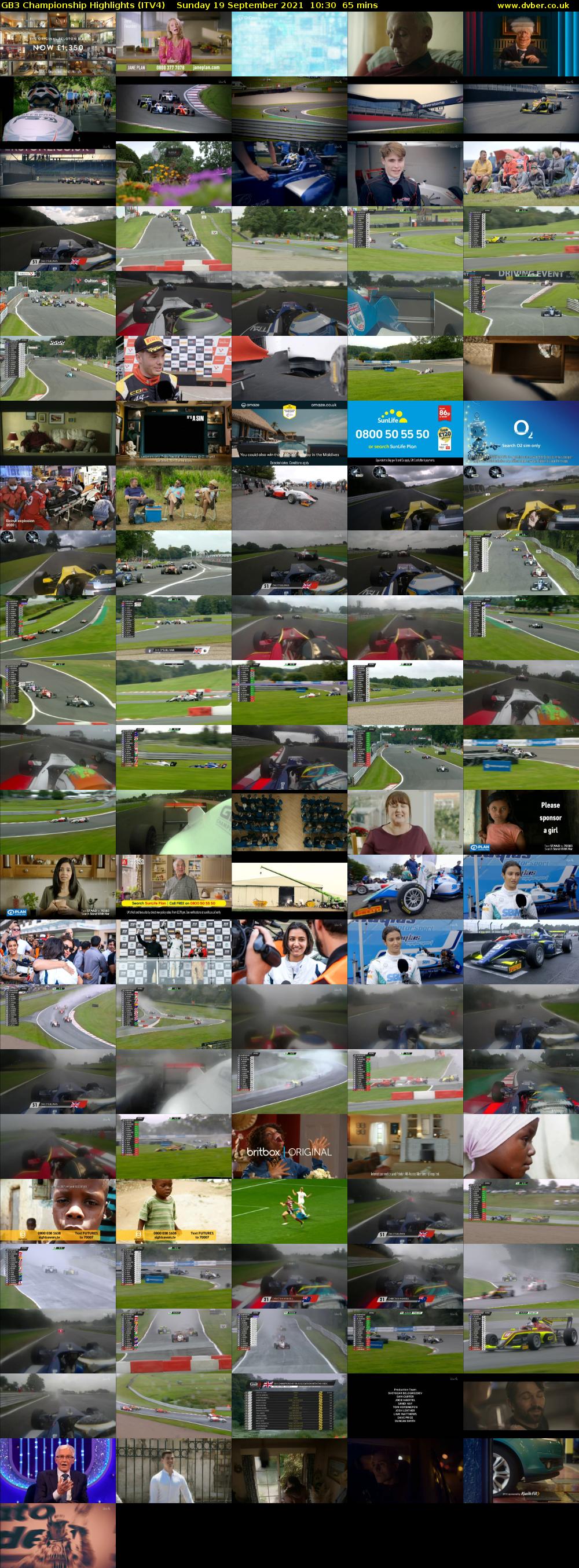 GB3 Championship Highlights (ITV4) Sunday 19 September 2021 10:30 - 11:35