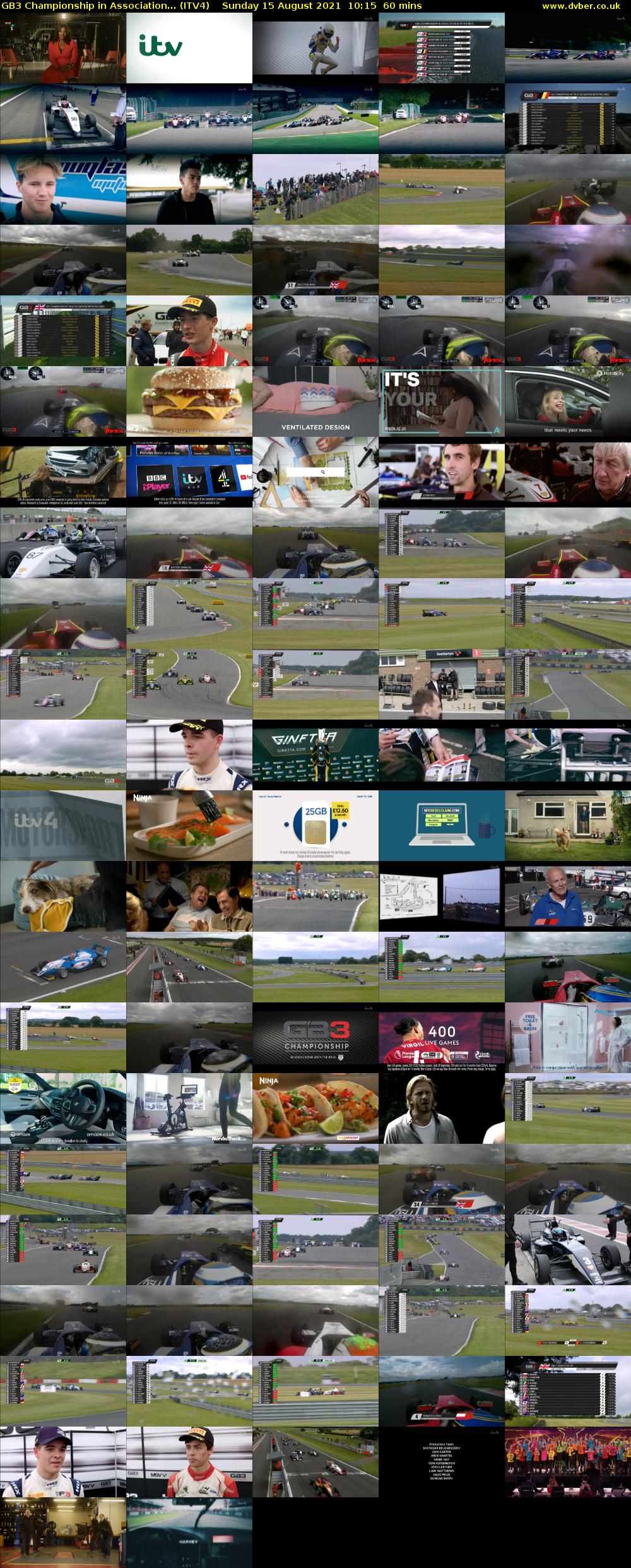 GB3 Championship in Association... (ITV4) Sunday 15 August 2021 10:15 - 11:15