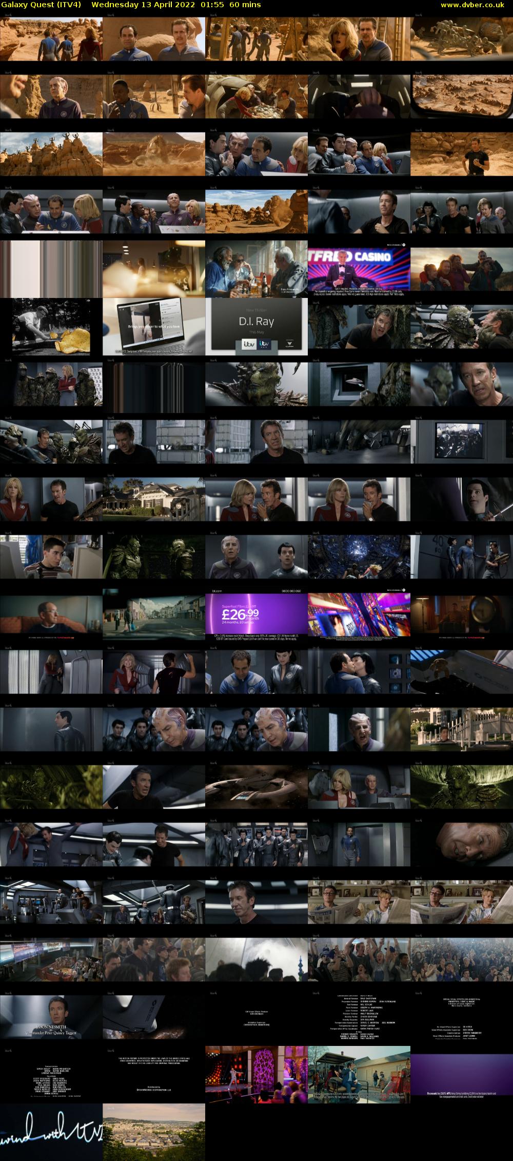 Galaxy Quest (ITV4) Wednesday 13 April 2022 01:55 - 02:55