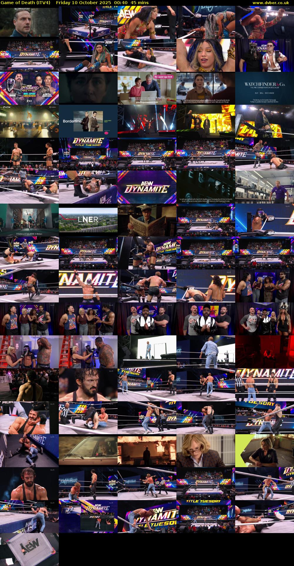 Game of Death (ITV4) Friday 10 October 2025 00:40 - 01:25