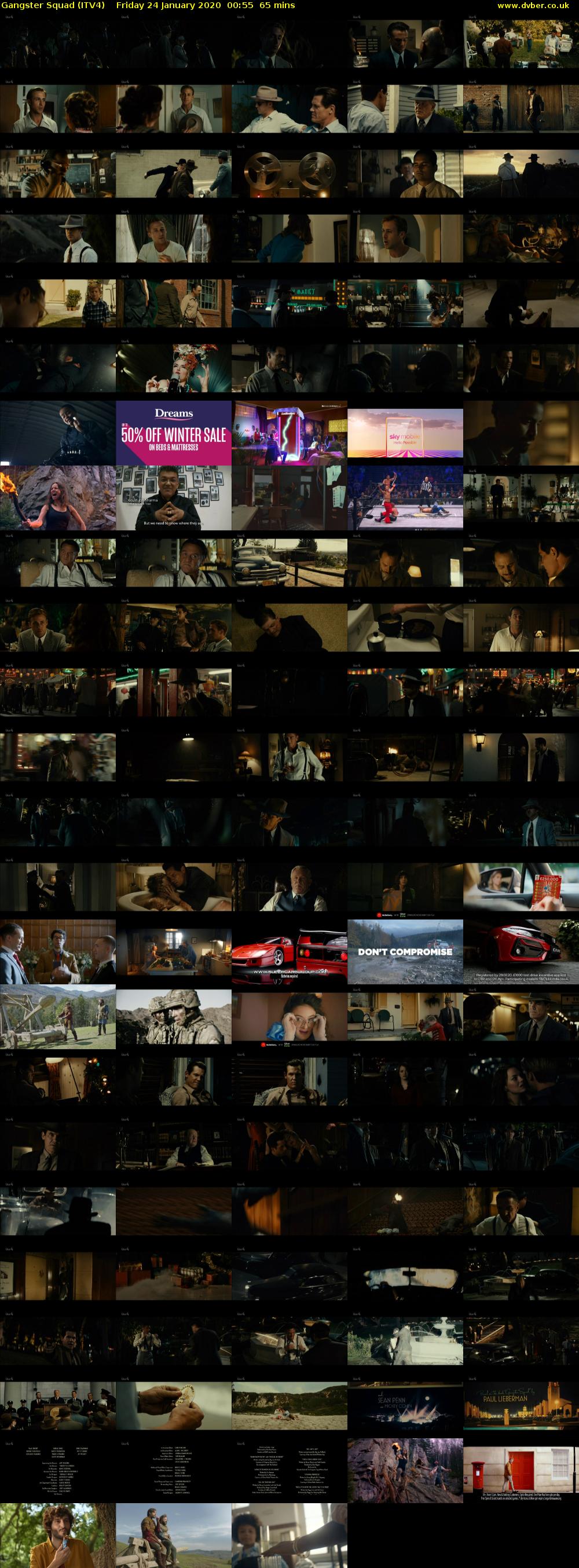 Gangster Squad (ITV4) Friday 24 January 2020 00:55 - 02:00