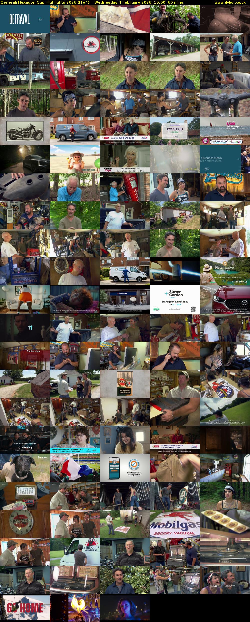 Generali Hexagon Cup Highlights 2026 (ITV4) Wednesday 4 February 2026 19:00 - 20:00