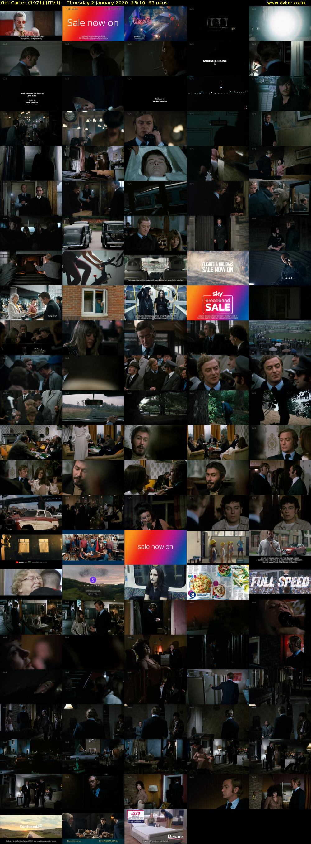 Get Carter (1971) (ITV4) Thursday 2 January 2020 23:10 - 00:15